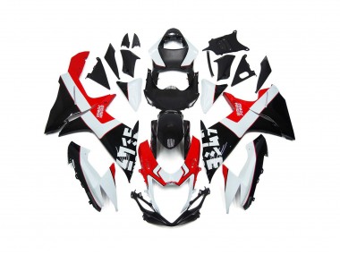 Custom Red and Black with Logos - 2011-2024 Suzuki GSXR 600-750