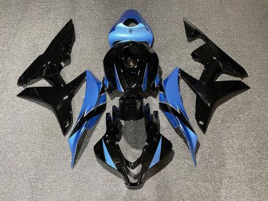 Gloss Black & Light Blue - 2007-2008 Honda CBR600RR