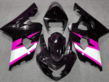 Gloss Black & Pink - 2004-2005 Suzuki GSXR 600-750