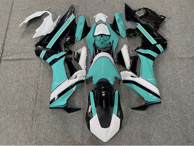 Gloss Cyan White and Black - 2017-2023 Honda CBR1000RR