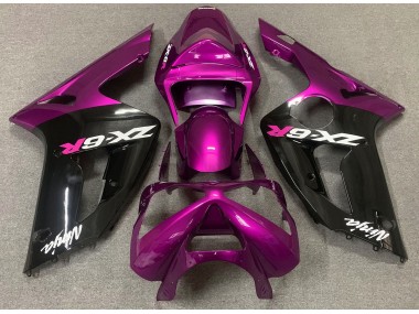 Gloss Pink and Black - 2003-2004 Kawasaki ZX6R