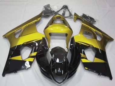 Gloss Yellow & Black - 2003-2004 Suzuki GSXR 1000