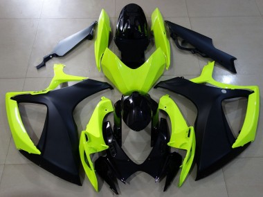 Gloss Yellow & Black - 2006-2007 Suzuki GSXR 600-750