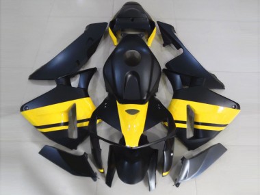 Matte Black & Gloss Yellow - 2005-2006 Honda CBR600RR