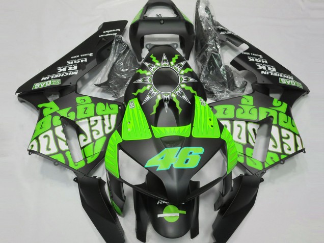 Slime Green Rossi Repsol - 2003-2004 Honda CBR600RR